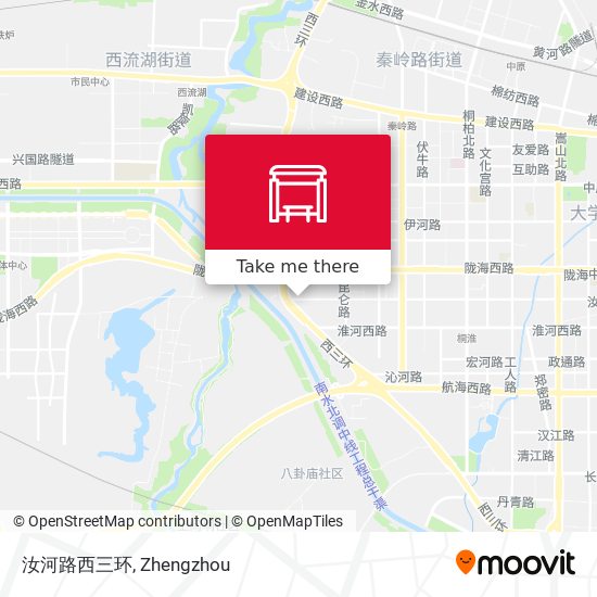 汝河路西三环 map