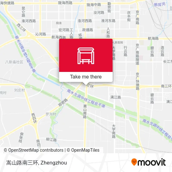 嵩山路南三环 map