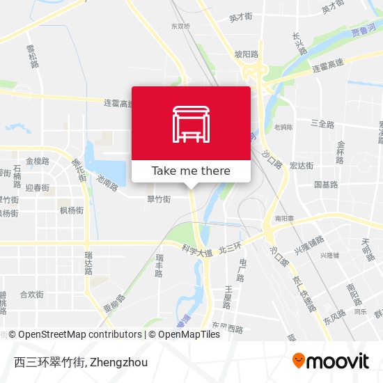 西三环翠竹街 map