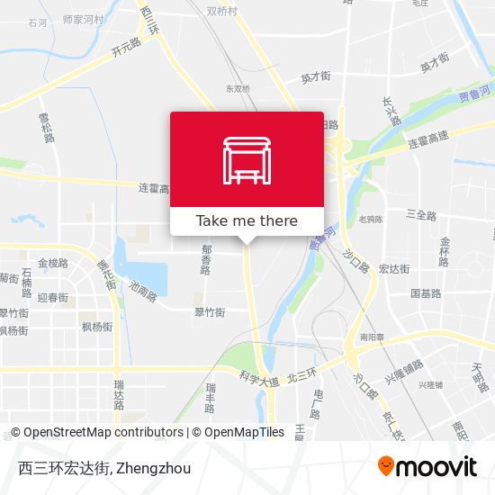 西三环宏达街 map