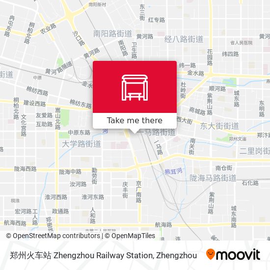 郑州火车站 Zhengzhou Railway Station map