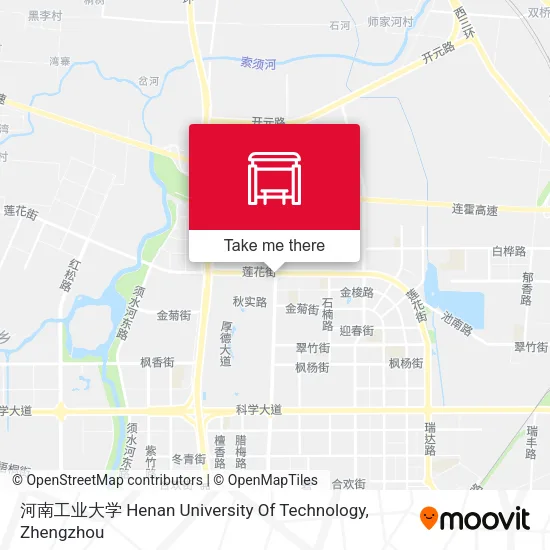 河南工业大学 Henan University Of Technology map