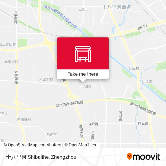 十八里河 Shibalihe map