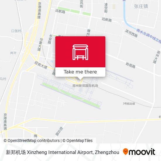新郑机场 Xinzheng International Airport map