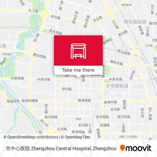 市中心医院 Zhengzhou Central Hospital map