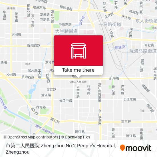 市第二人民医院 Zhengzhou No.2 People's Hospital map