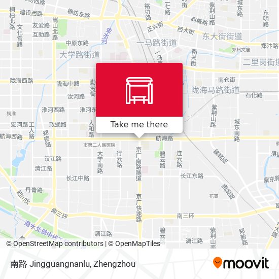 南路 Jingguangnanlu map