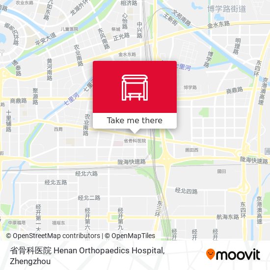 省骨科医院 Henan Orthopaedics Hospital map