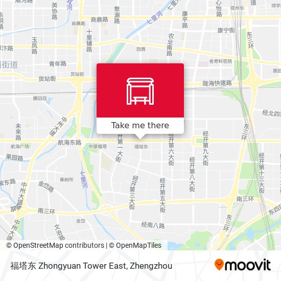 福塔东 Zhongyuan Tower East map