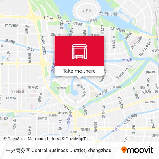 中央商务区 Central Business District map