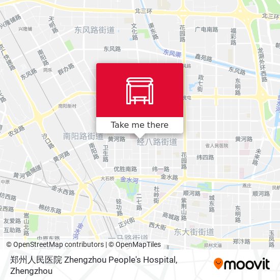 郑州人民医院 Zhengzhou People's Hospital map