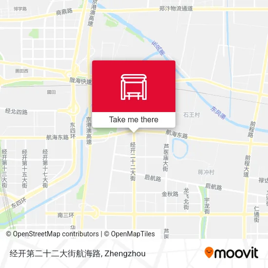 经开第二十二大街航海路 map