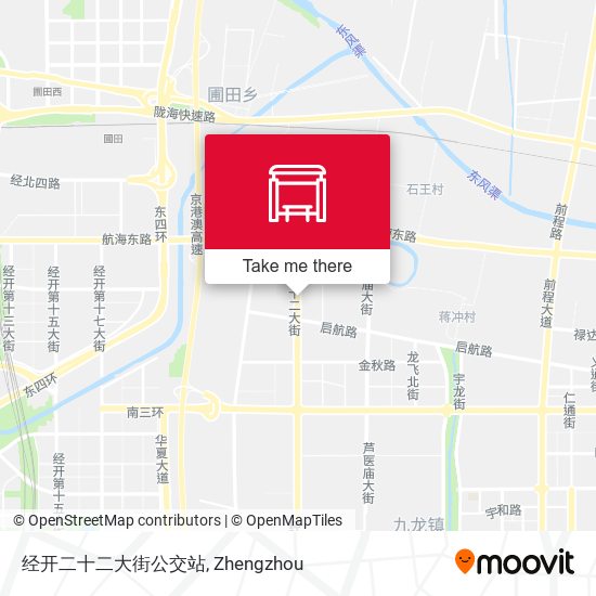 经开二十二大街公交站 map