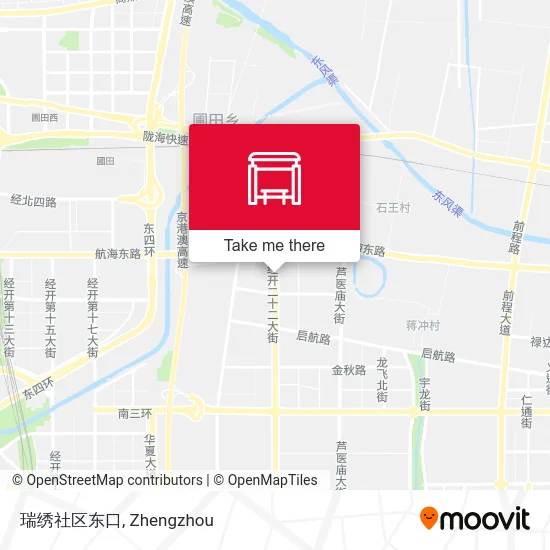 瑞绣社区东口 map