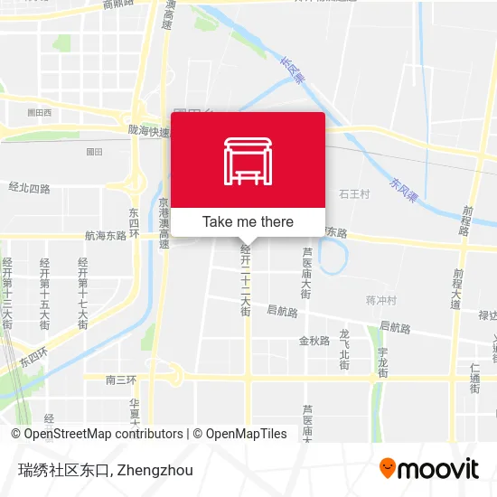 瑞绣社区东口 map