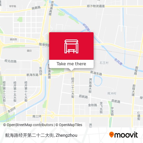 航海路经开第二十二大街 map