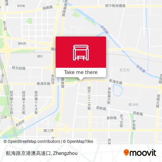航海路京港澳高速口 map