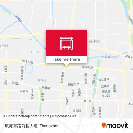 航海东路前程大道 map