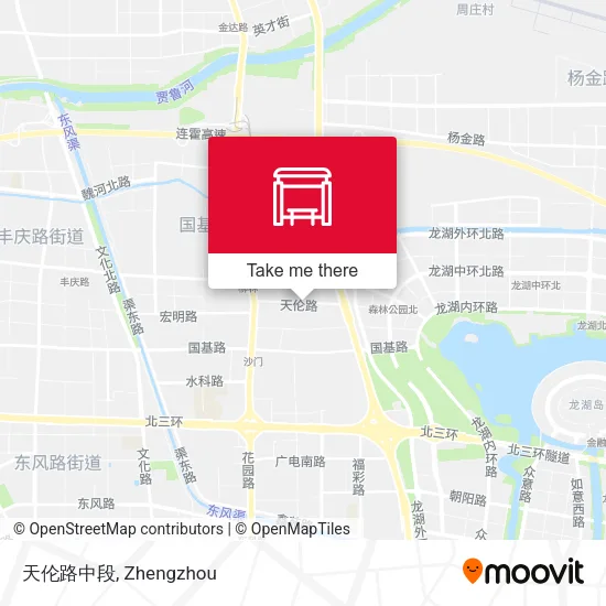 天伦路中段 map