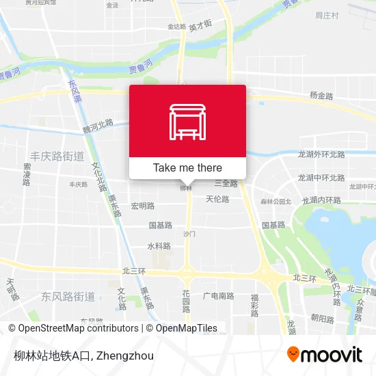 柳林站地铁A口 map