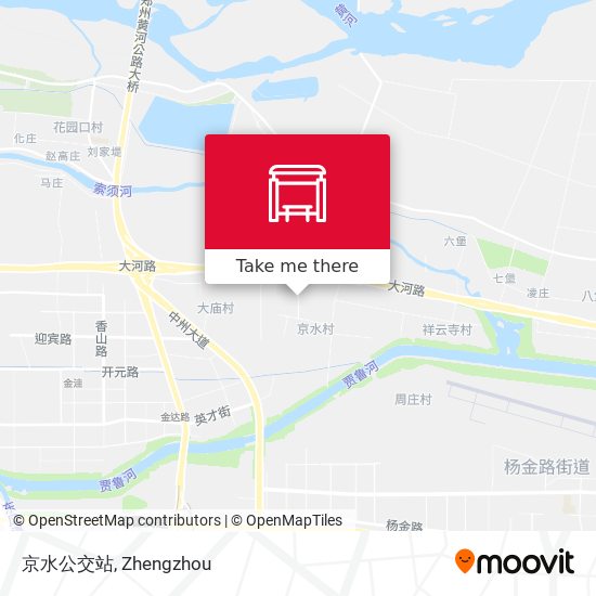京水公交站 map