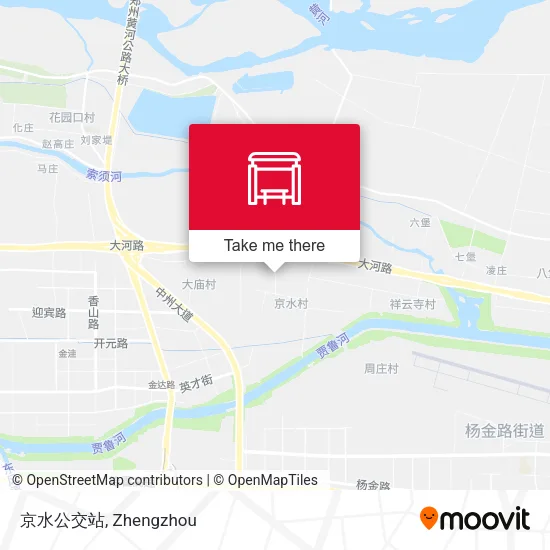 京水公交站 map