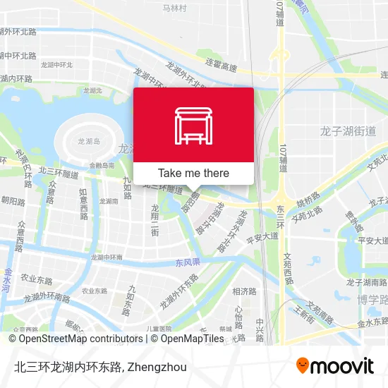 北三环龙湖内环东路 map