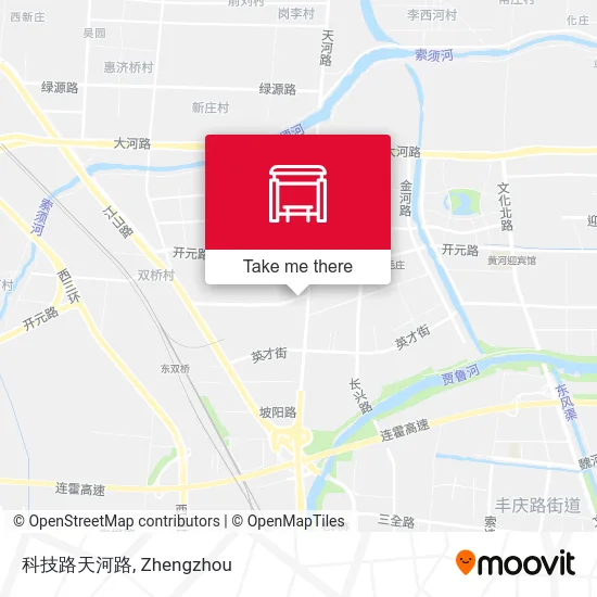 科技路天河路 map