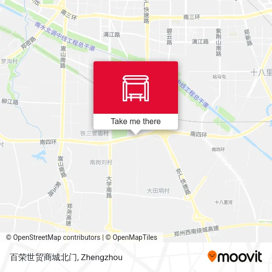 百荣世贸商城北门 map