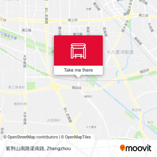 紫荆山南路渠南路 map