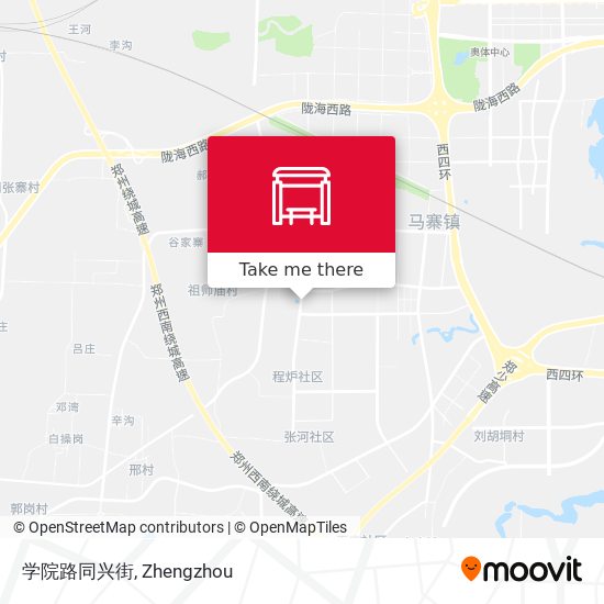 学院路同兴街 map