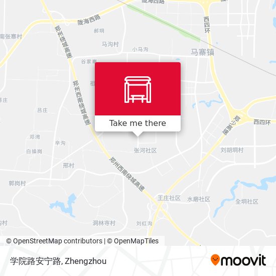 学院路安宁路 map