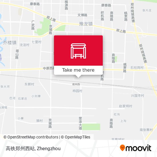 高铁郑州西站 map