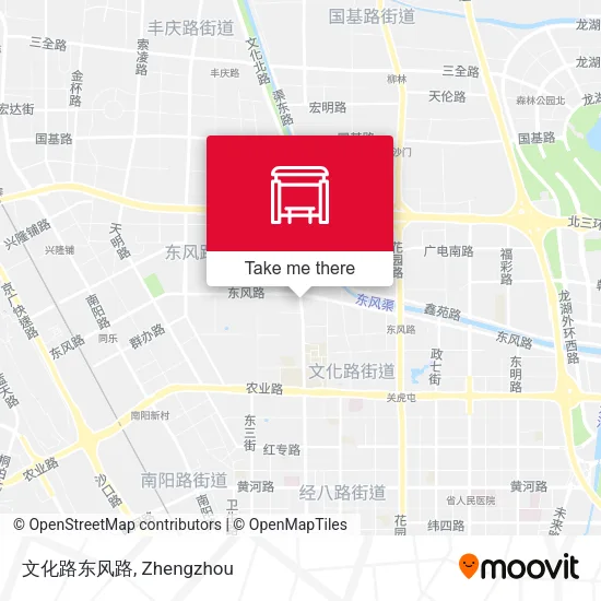 文化路东风路 map