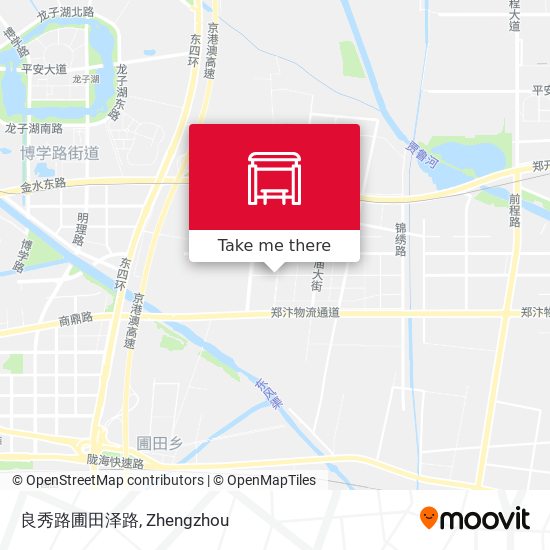 良秀路圃田泽路 map
