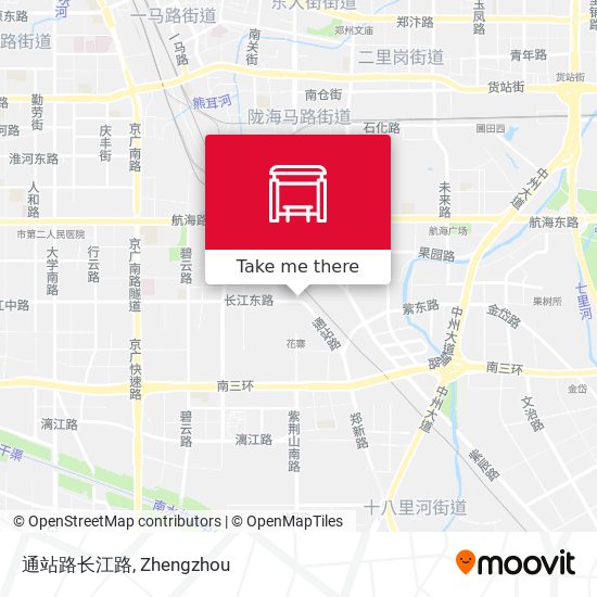 通站路长江路 map