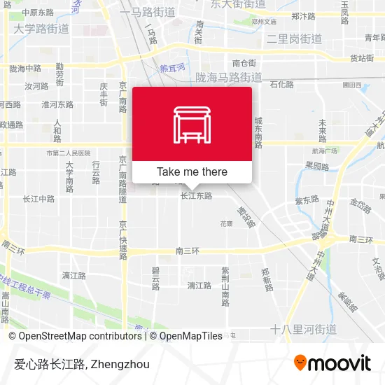 爱心路长江路 map
