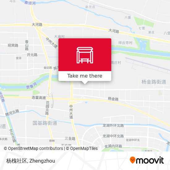 杨槐社区 map