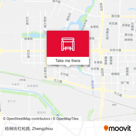 梧桐街红松路 map