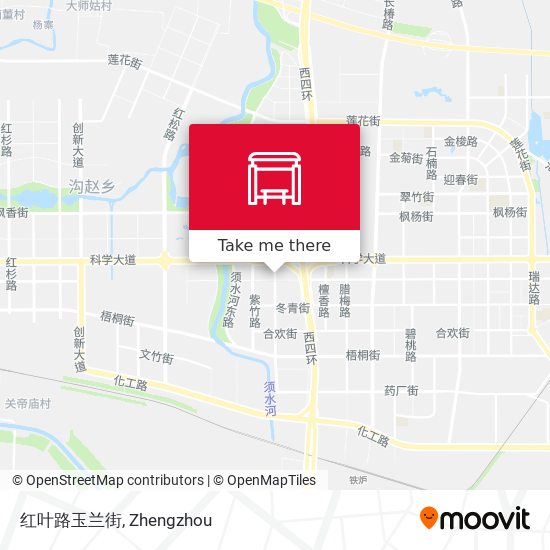 红叶路玉兰街 map