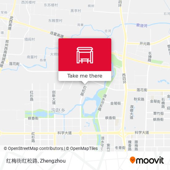 红梅街红松路 map