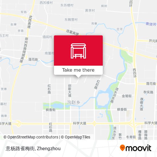 意杨路雀梅街 map