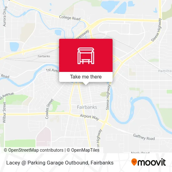 Mapa de Lacey @ Parking Garage Outbound