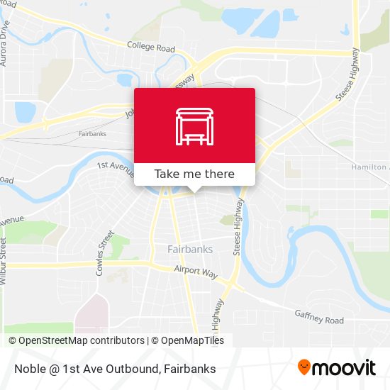 Mapa de Noble @ 1st Ave Outbound