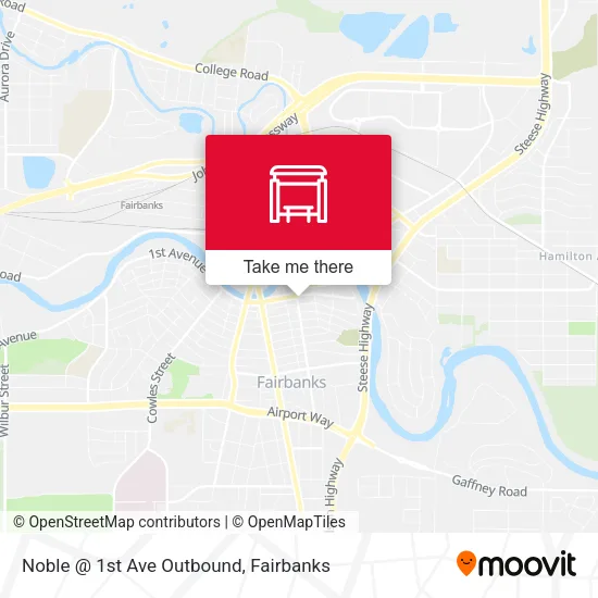 Mapa de Noble @ 1st Ave Outbound