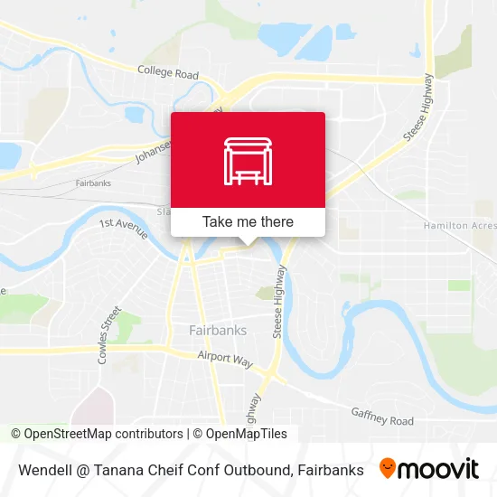 Mapa de Wendell @ Tanana Cheif Conf Outbound