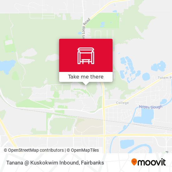Mapa de Tanana @ Kuskokwim Inbound