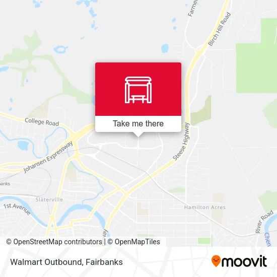Mapa de Walmart Outbound