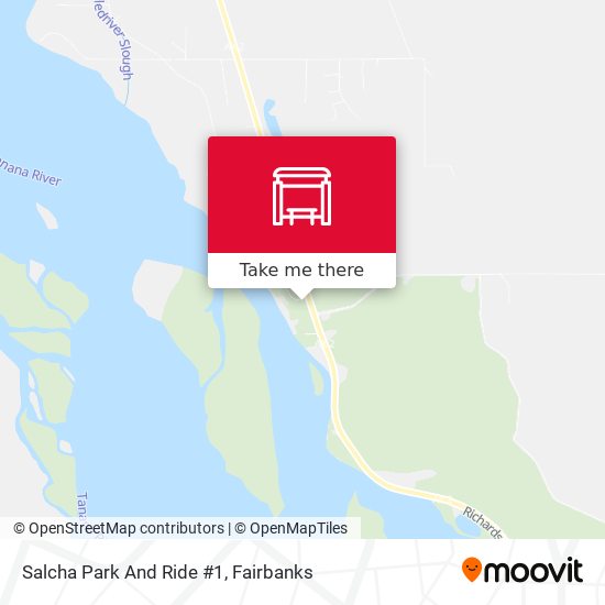 Salcha Park And Ride #1 map