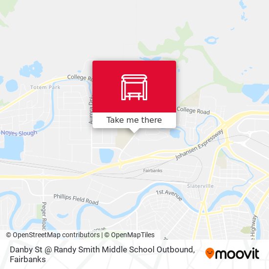 Danby St @ Randy Smith Middle School Outbound map
